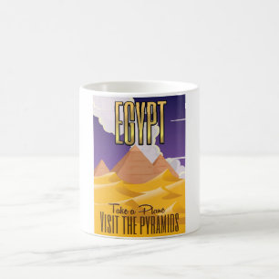 Egypt - Visit the Pyramids vacation poster Coffee Mug