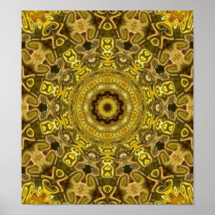 egyptian abstract  poster