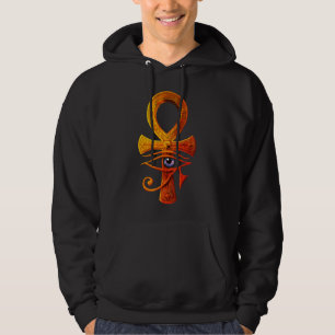 Egyptian Ankh Eye of Horus Ancient Symbol Protect Hoodie