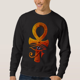 Egyptian Ankh Eye of Horus Ancient Symbol Protect Sweatshirt