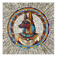 Egyptian Anubis -Mosaic Art