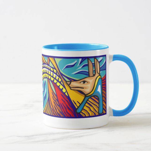 Egyptian Anubis Mug (Right)