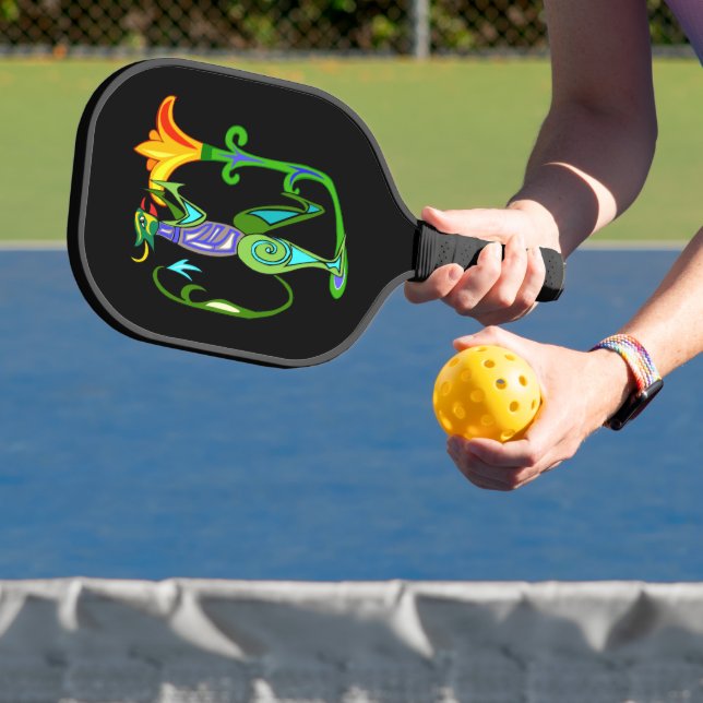 Egyptian Art And Lotus Flower Pickleball Paddle (Insitu)