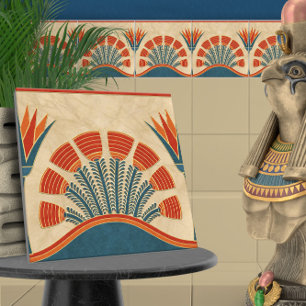 Egyptian Art Deco Border  Ceramic Tile