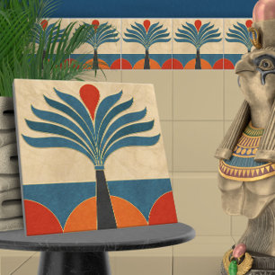 Egyptian Art Deco Border  Ceramic Tile