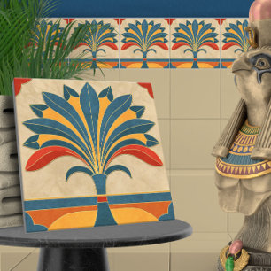 Egyptian Art Deco Border  Ceramic Tile