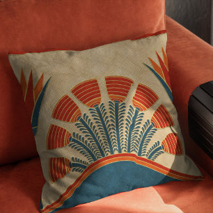 Egyptian Art Deco Border Cushion