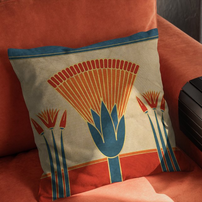 Egyptian Art Deco Border  Cushion (Creator Uploaded)
