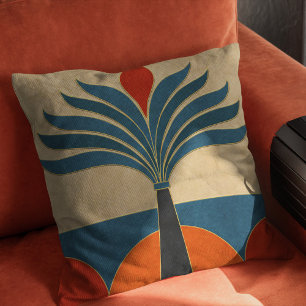 Egyptian Art Deco Border Cushion