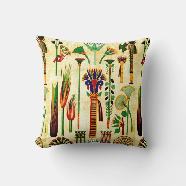 Egyptian Art Design #4 Cushion (Front)