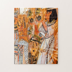 Egyptian Art in Cairo Jigsaw Puzzle