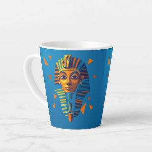Egyptian art latte mug