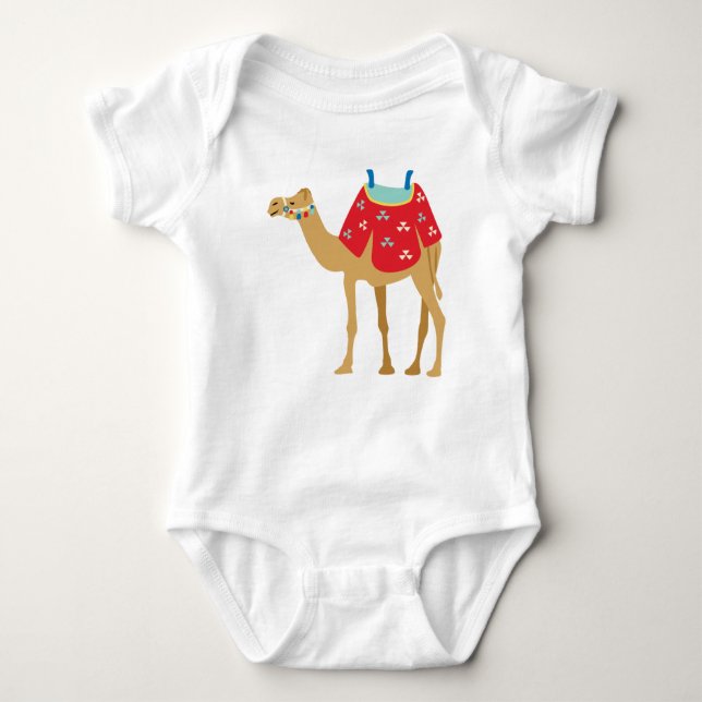 Egyptian Camel Baby Bodysuit (Front)
