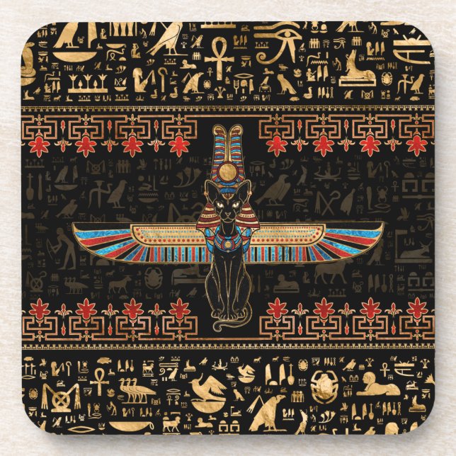 Egyptian Cat - Bastet Coaster (Front)