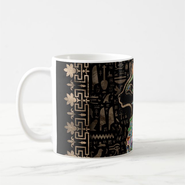Egyptian Cat - Bastet Coffee Mug (Left)