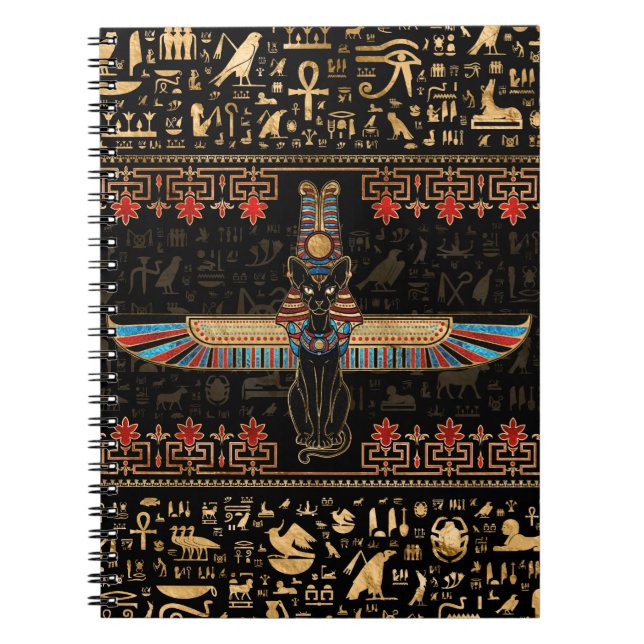 Egyptian Cat - Bastet Notebook (Front)