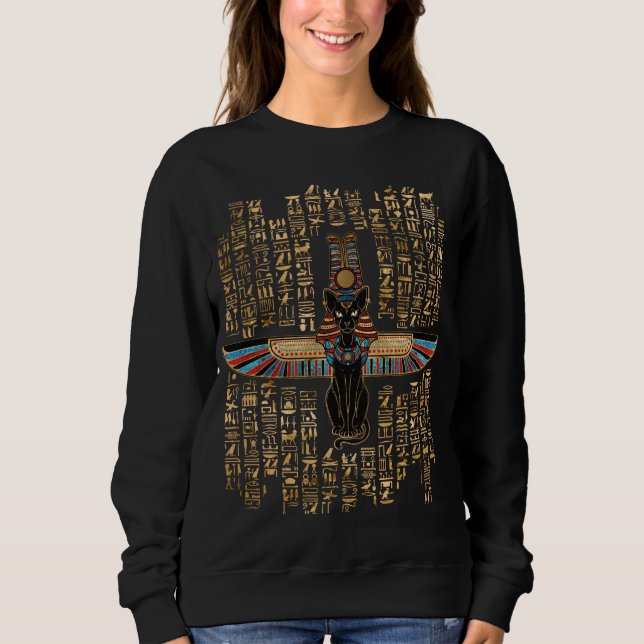 Egyptian Cat - Bastet T-Shirt Sweatshirt (Front)