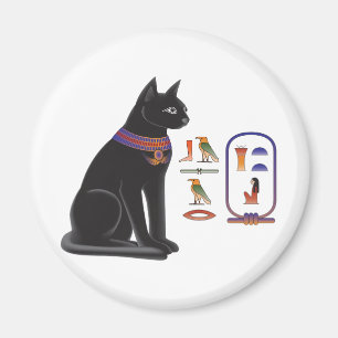 Egyptian Cat Goddess Bastet Magnet
