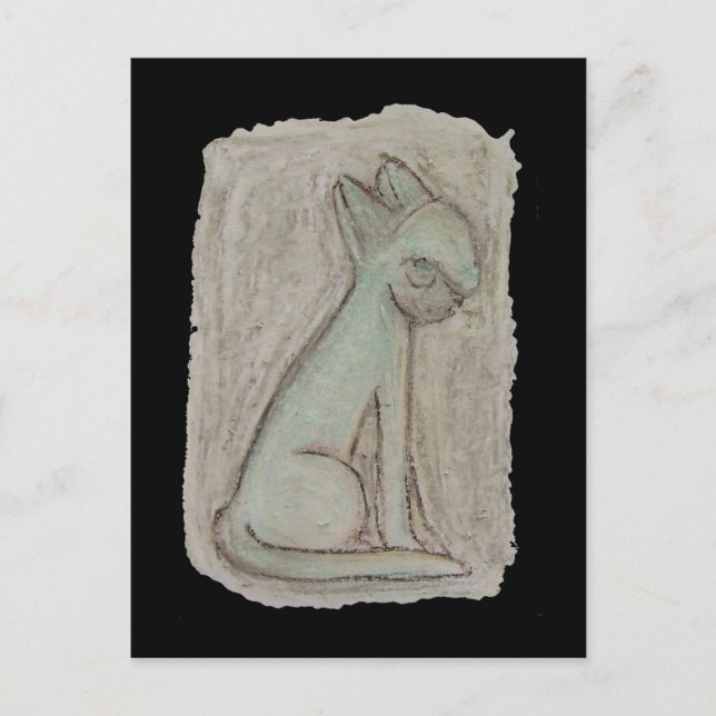 Egyptian Cat Postcard (Front)
