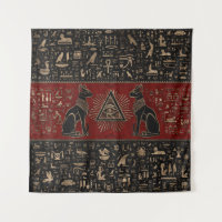 Egyptian Cats and Eye of Horus