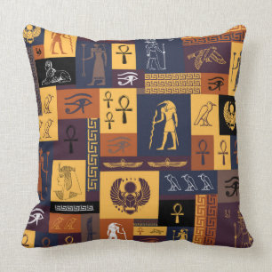Egyptian Collage Cushion