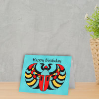 Egyptian Colourful Vibrant Scarab Beetle Birthday