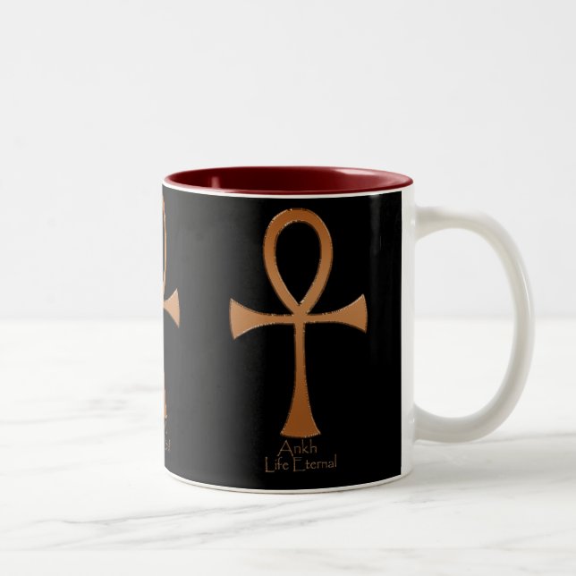 Egyptian Copper ANKH Drinking Mug (Right)