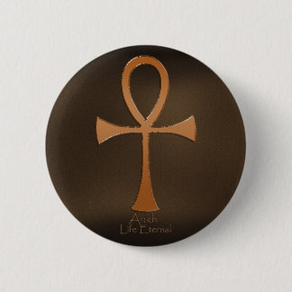Egyptian Copper-effect ANKH Buttons
