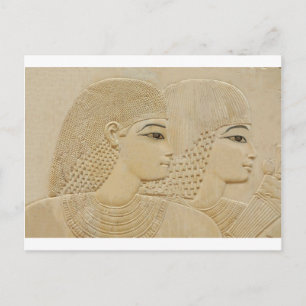 egyptian couple postcard
