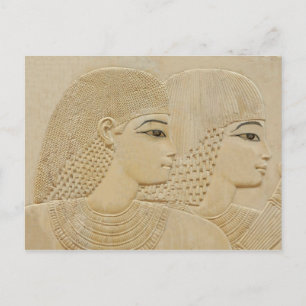 Egyptian couple postcard