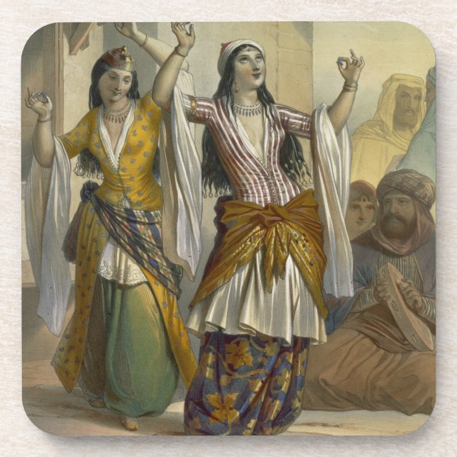 Egyptian Dancing Girls Performing the Ghawazi at R Coaster (Front)