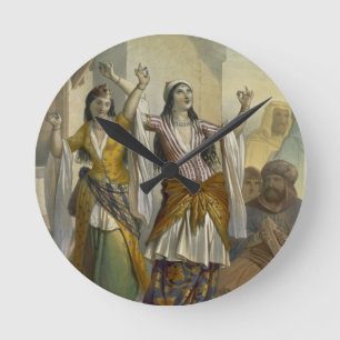 Egyptian Dancing Girls Performing the Ghawazi at R Round Clock