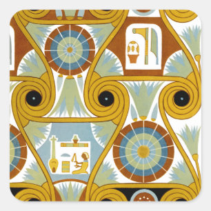 Egyptian Design #1 at Emporio Moffa Square Sticker