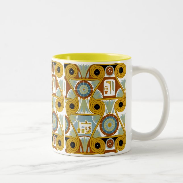 Egyptian Design #1 at Emporio Moffa Two-Tone Coffee Mug (Right)