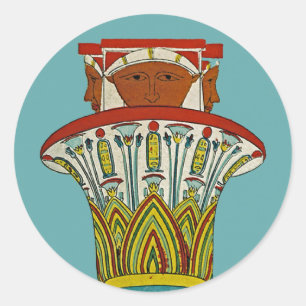 Egyptian Design #3 at Emporio Moffa Classic Round Sticker