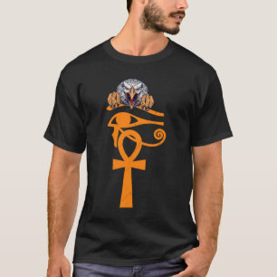 Egyptian Eye Of Horus Ankh Egypt Archaeologist  Ea T-Shirt