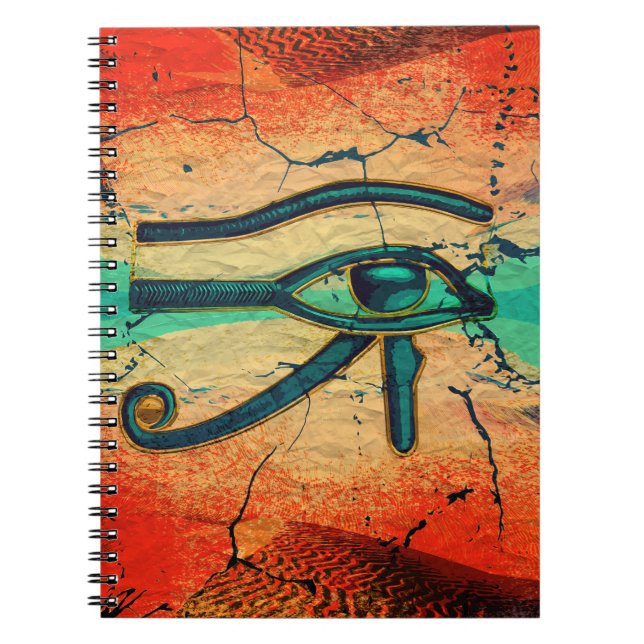 Egyptian Eye of Horus - Ra Notebook (Front)