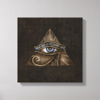 Egyptian Eye of Horus - Wadjet Digital Art