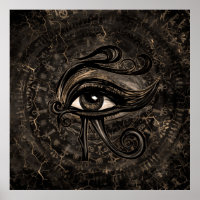 Egyptian Eye of Horus - Wadjet Digital Art