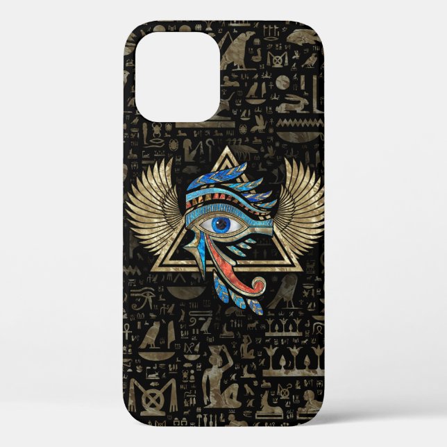 Egyptian Eye of Horus - Wadjet Ornament Case-Mate iPhone Case (Back)