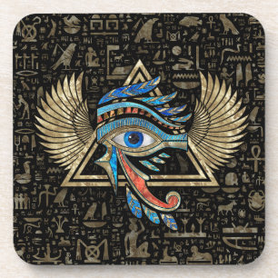 Egyptian Eye of Horus - Wadjet Ornament Coaster