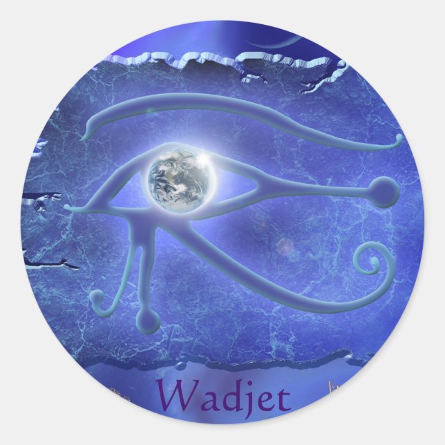 Egyptian EYE OF HORUS, WADJET Stickers (Front)