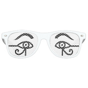 "Egyptian Eyes" SVG Customisable Colour Retro Sunglasses