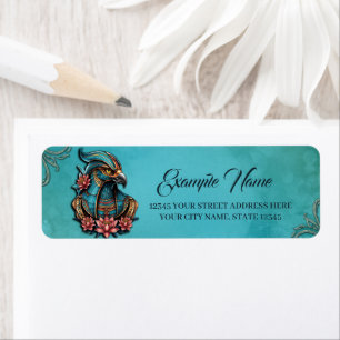 Egyptian Falcon God. Return Address Label