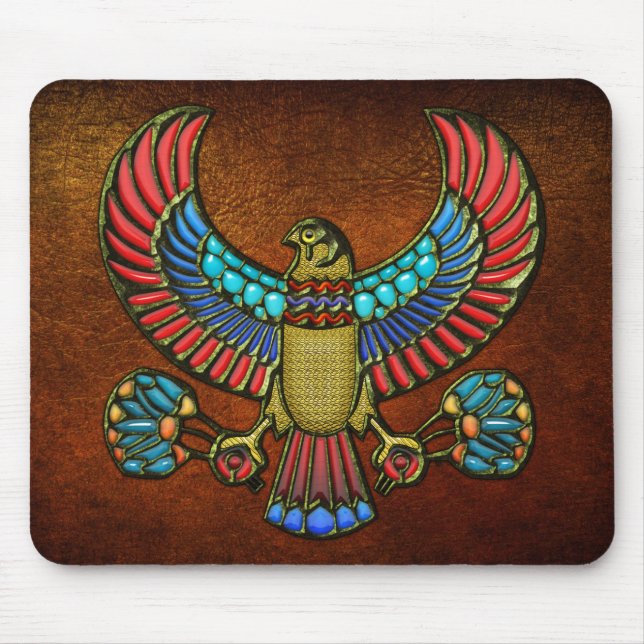 Egyptian Falcon Mouse Pad (Front)