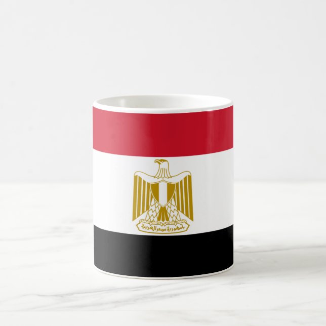 Egyptian flag coffee mug (Center)