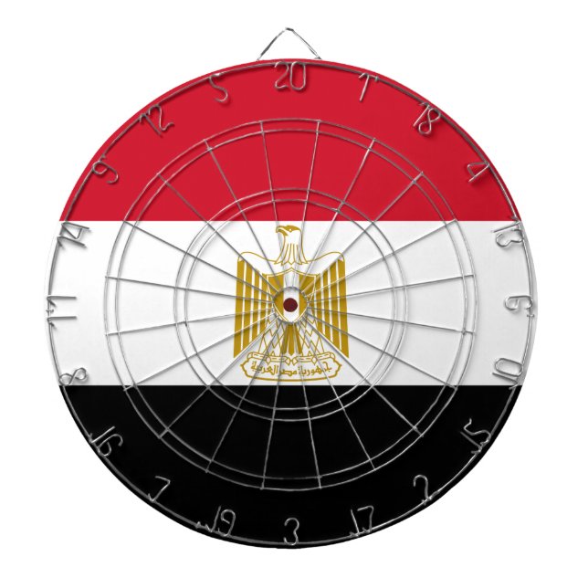 Egyptian flag dartboard (Front)