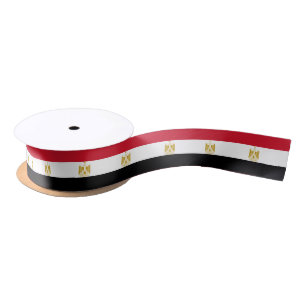 Egyptian Flag & Egypt travel, holiday/sports Satin Ribbon