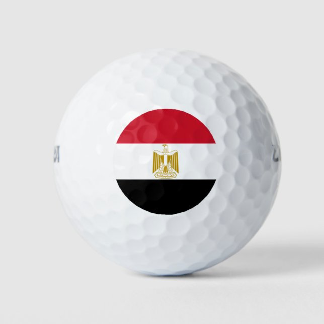 Egyptian flag golf balls (Front)