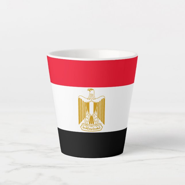 Egyptian Flag Latte Mug (Front)